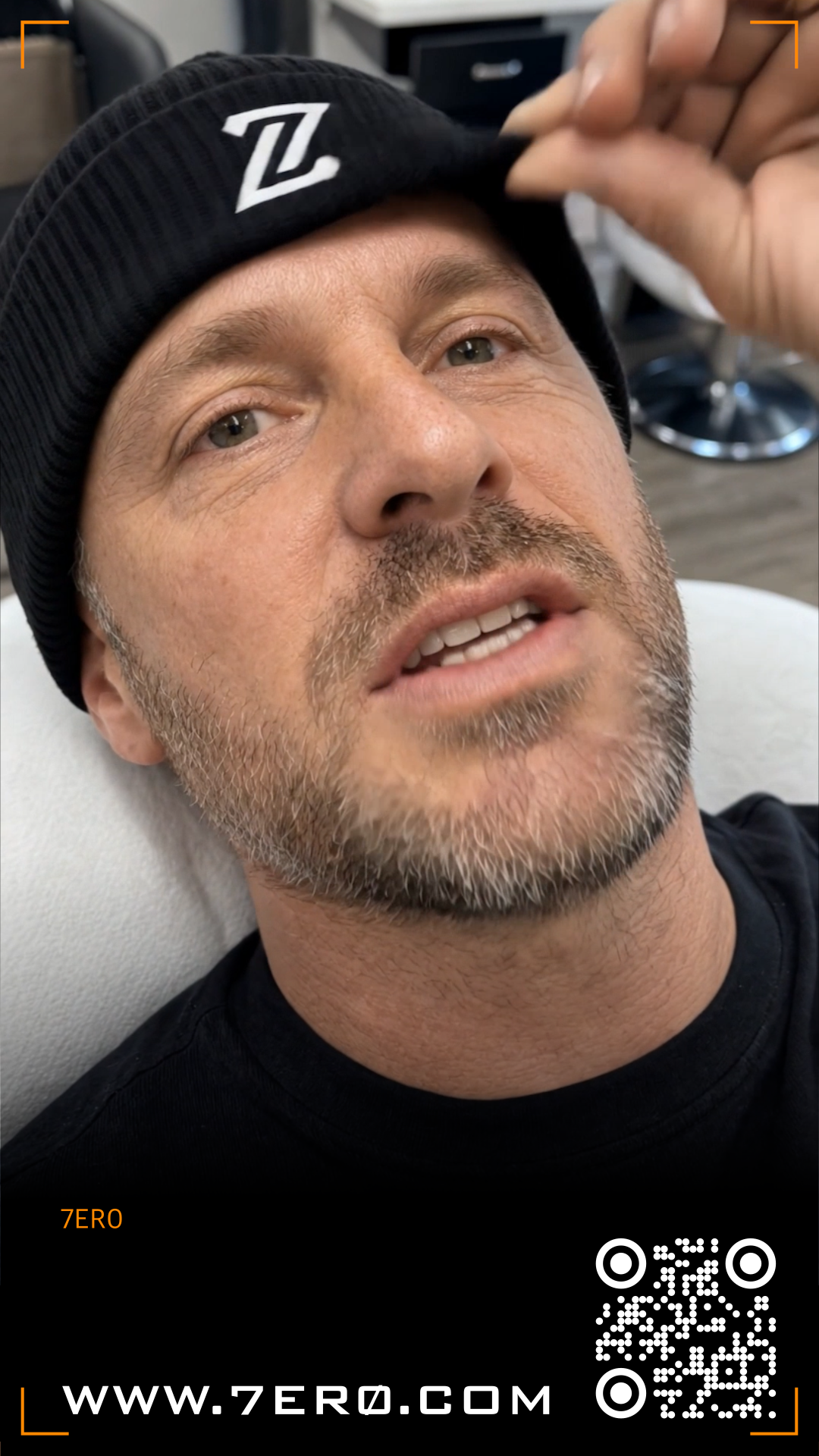 Organic ribbed beanie