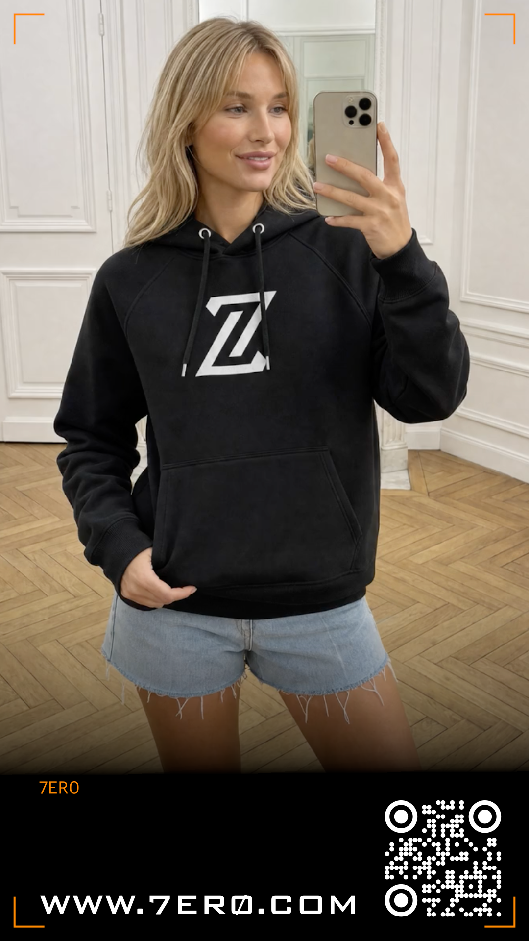 Unisex eco raglan hoodie