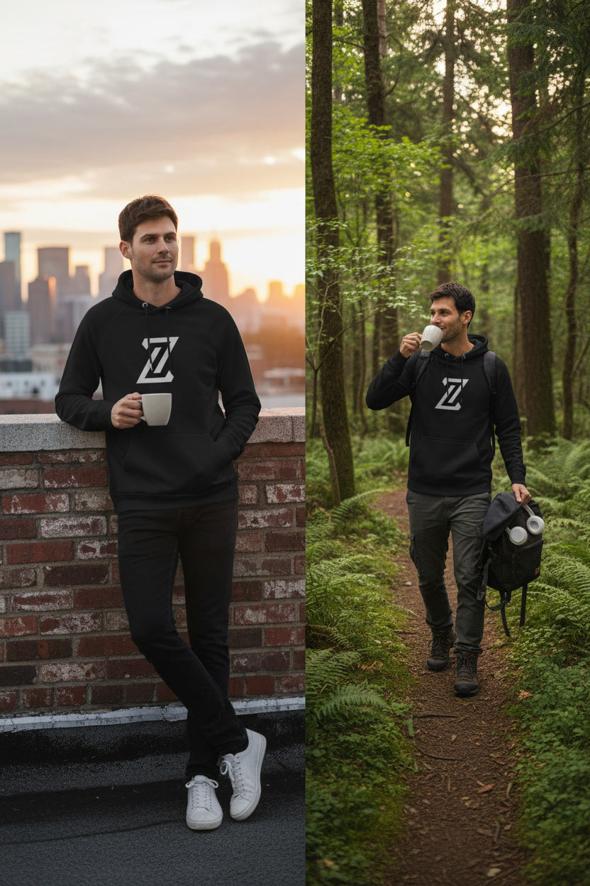 Unisex eco raglan hoodie