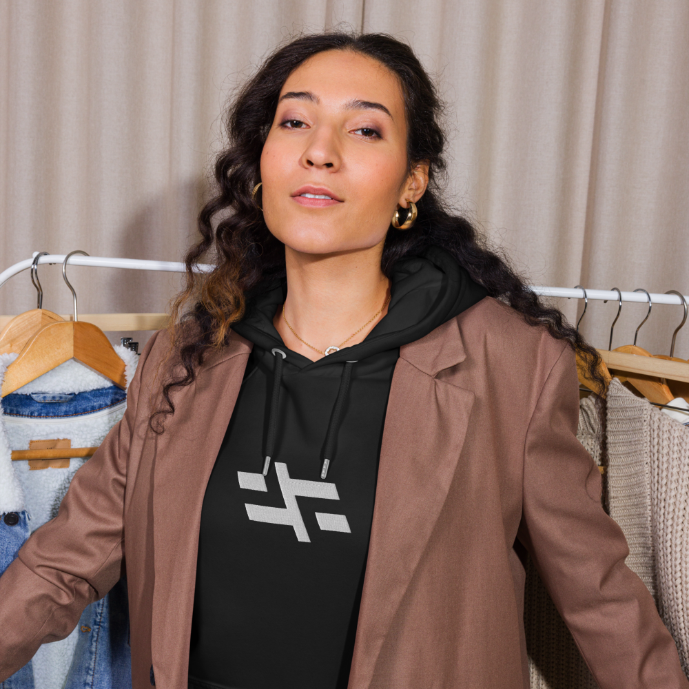 Negative 7ER0 00 (Unisex eco raglan hoodie)